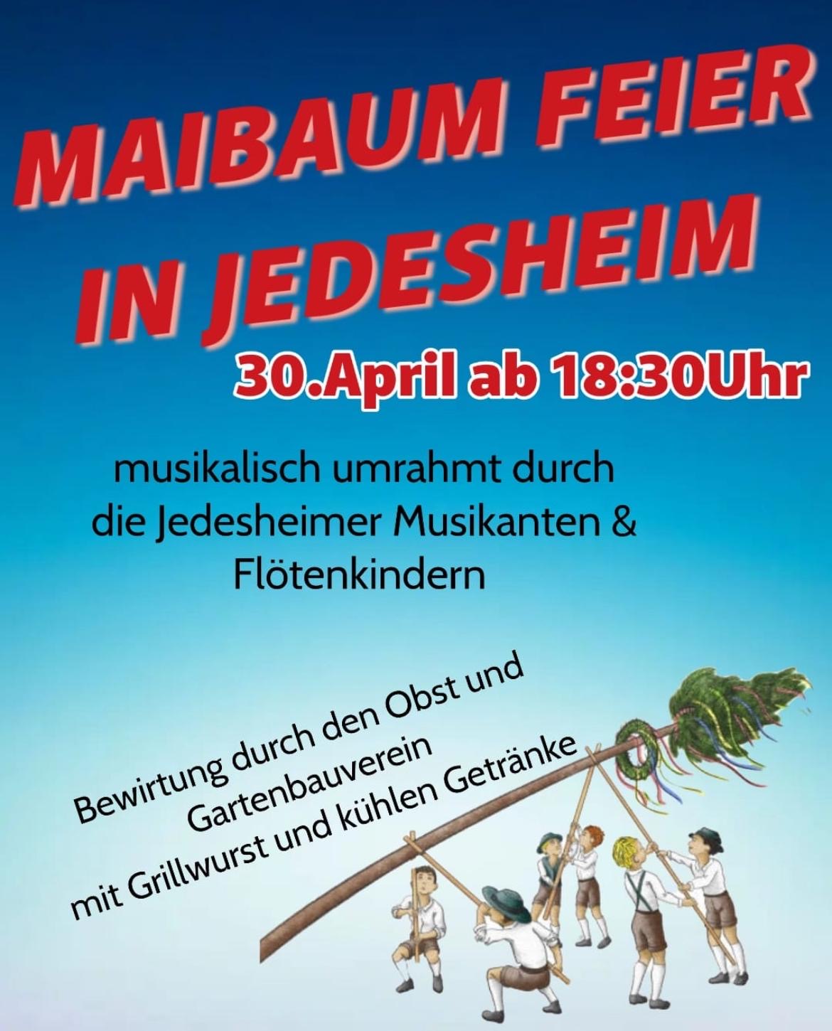 aktuelle Veranstaltungen der Jedesheimer Musikanten